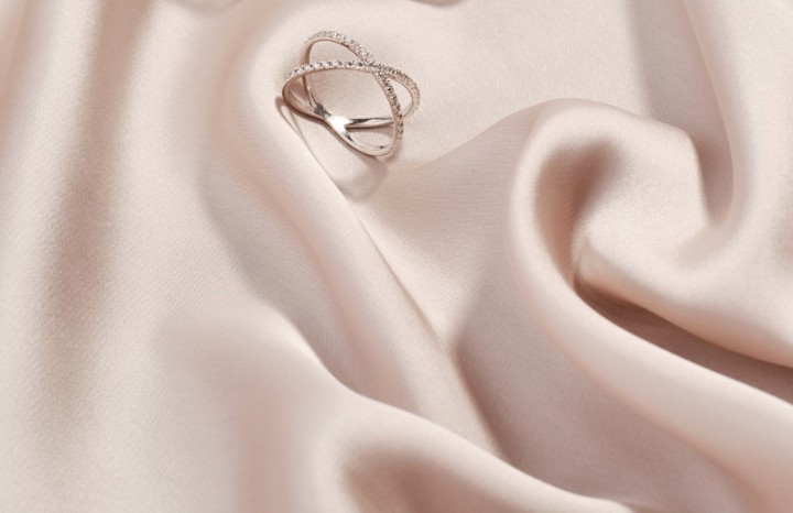 Obrázek Prsten Loee Pure z bílého zlata s diamanty