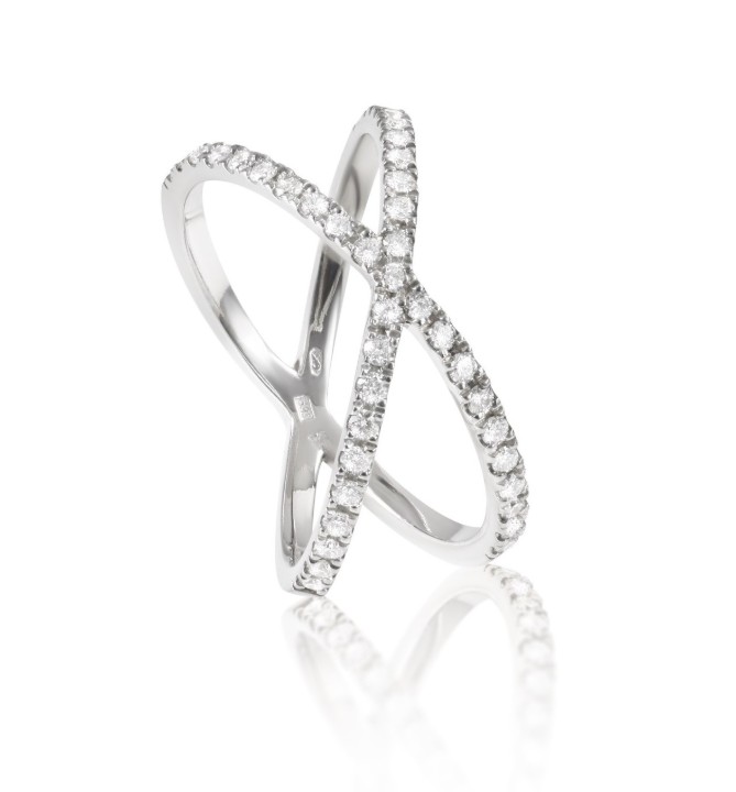 Obrázek Prsten Loee Pure z bílého zlata s diamanty