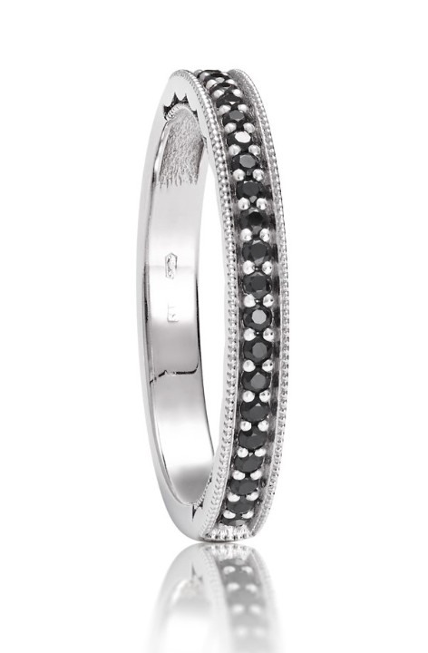 Obrázek Prsten LOEE z bílého zlata s diamanty