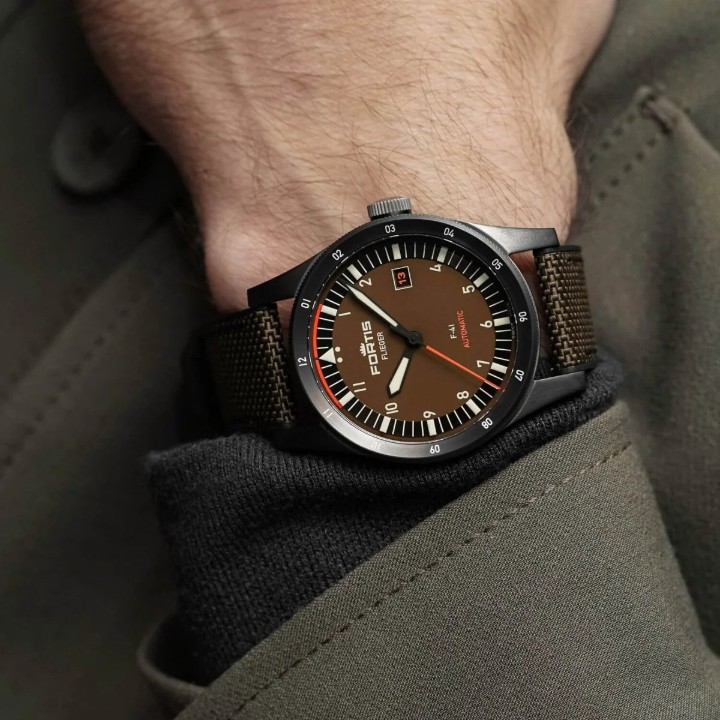 Obrázek Fortis Flieger F-41 Werk 7 Tactical Green Limited Edition