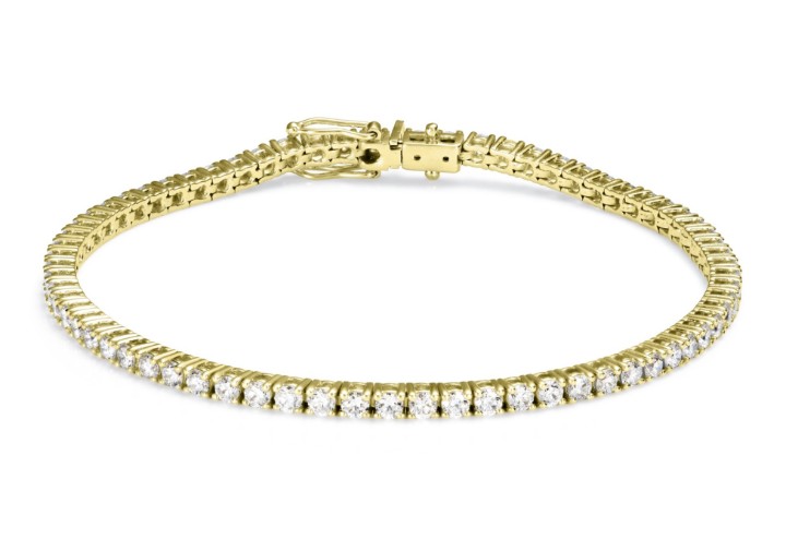 Obrázek Náramek LOEE Charm ze žlutého zlata s diamanty