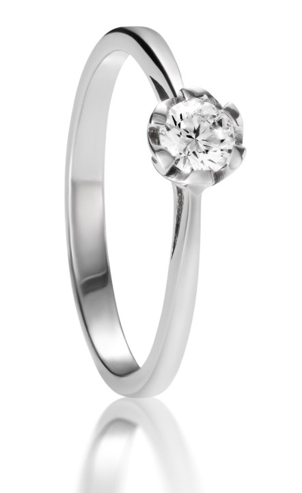Obrázek Zásnubní prsten LOEE z bílého zlata s diamantem