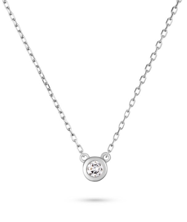 Obrázek Náhrdelník LOEE Essence z bílého zlata s diamantem