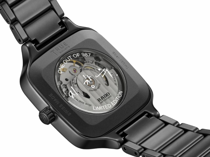 Obrázek Rado True Square Automatic Open Heart x Ji Chang-Wook Limited Edition
