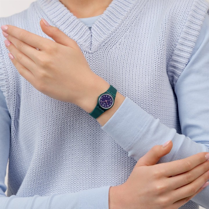 Obrázek Swatch Teal Weave
