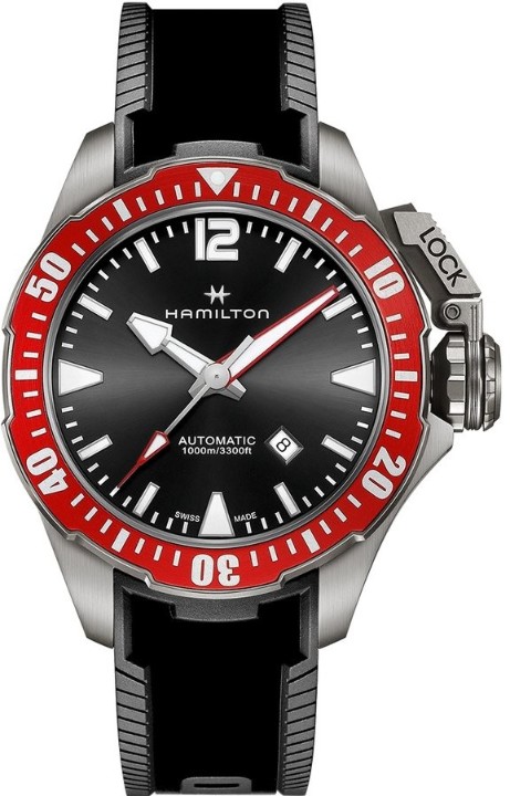 Obrázek Hamilton Khaki Navy Frogman Titanium Auto