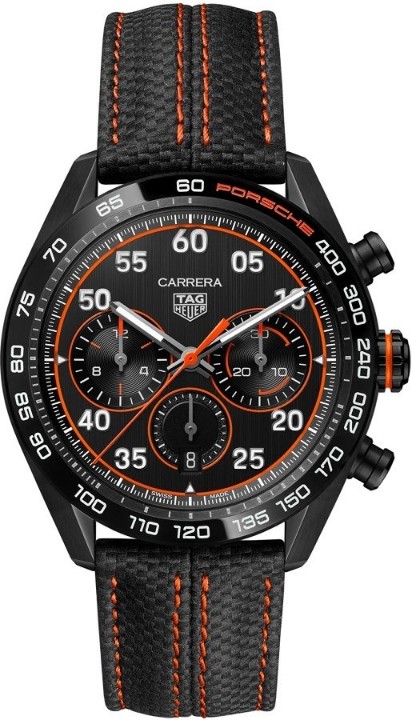 Obrázek Tag Heuer Carrera Chronograph x Porsche Orange Racing Special Edition