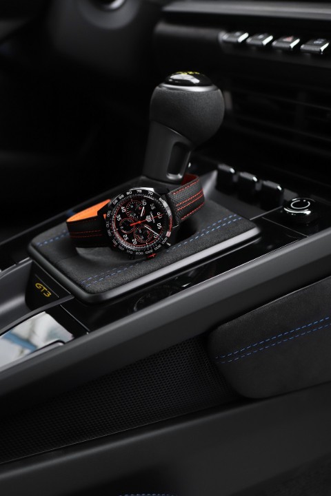 Obrázek Tag Heuer Carrera Chronograph x Porsche Orange Racing Special Edition