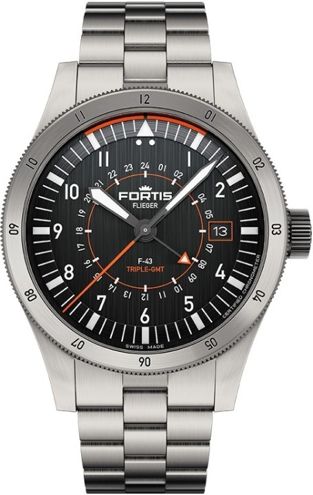 Obrázek Fortis Flieger F-43 Triple GMT