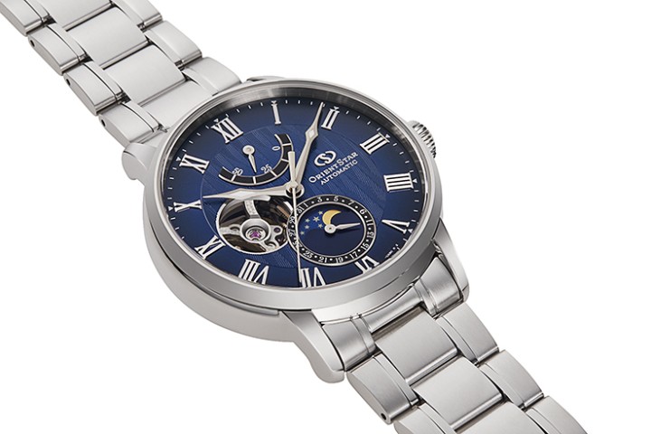 Obrázek Orient Star Classic M45 F7 Moon Phase Open Heart Automatic
