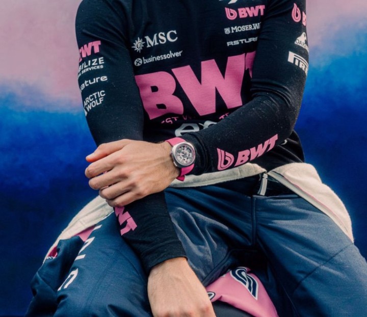Obrázek H. Moser & Cie Streamliner Alpine Drivers and Mechanics Pink Editions