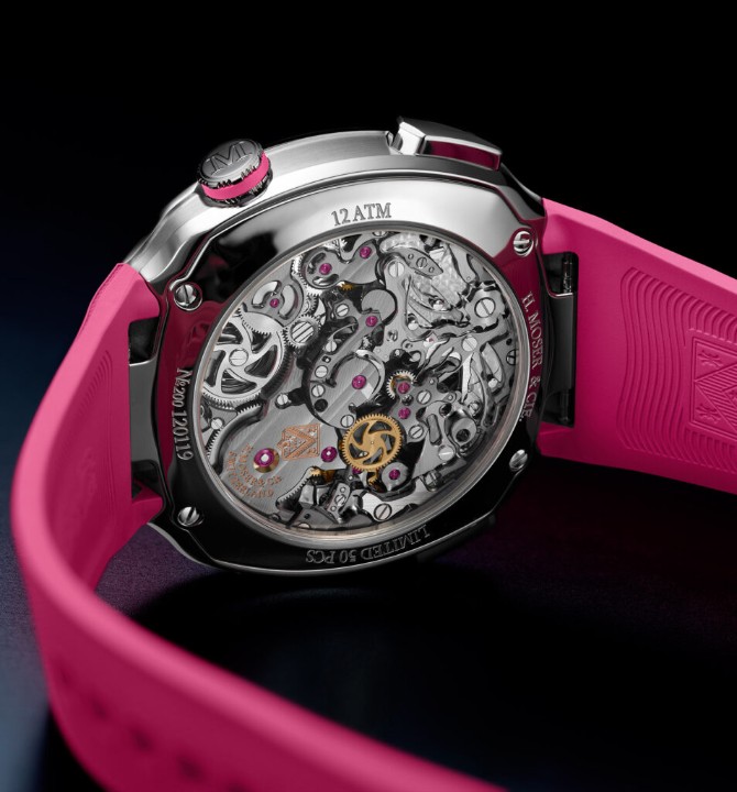 Obrázek H. Moser & Cie Streamliner Alpine Drivers and Mechanics Pink Editions