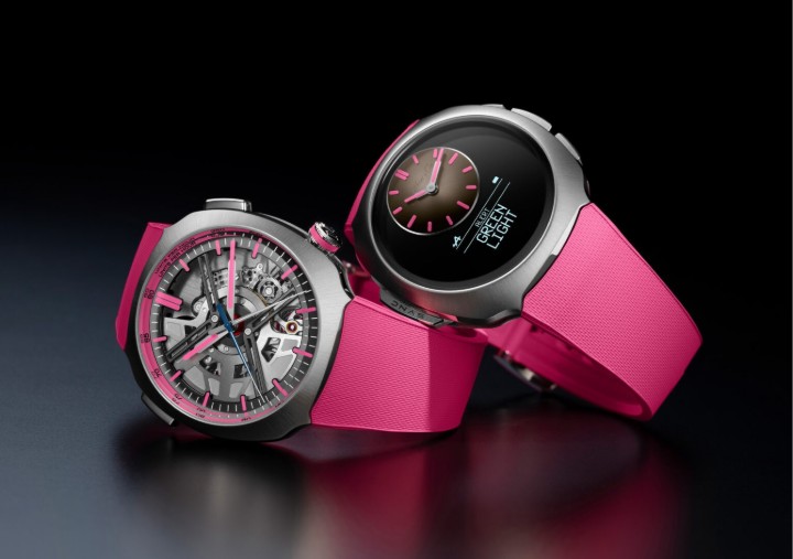 Obrázek H. Moser & Cie Streamliner Alpine Drivers and Mechanics Pink Editions