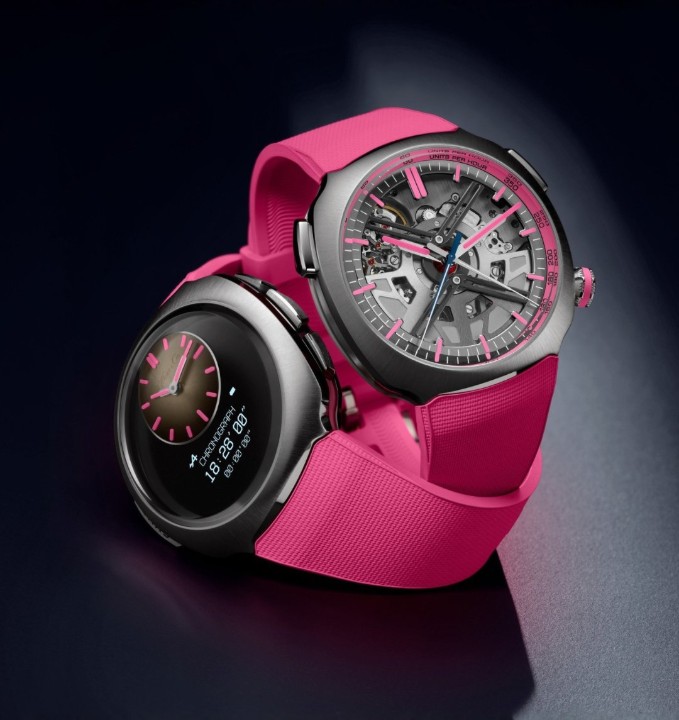 Obrázek H. Moser & Cie Streamliner Alpine Drivers and Mechanics Pink Editions