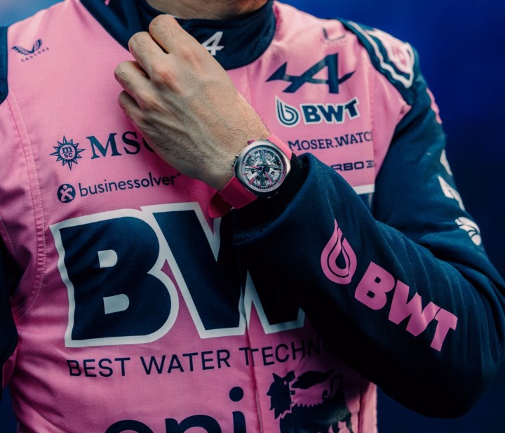 Obrázek H. Moser & Cie Streamliner Alpine Drivers and Mechanics Pink Editions