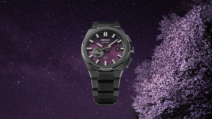 Obrázek Seiko Astron GPS Solar 2025 Limited Edition ‘Yozakura’ Cherry Blossom By Night