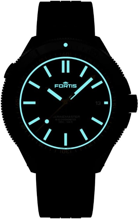 Obrázek Fortis Marinemaster M-44 DLC Black Resin