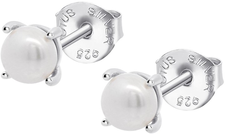 Obrázek Náušnice Lotus Silver Pearls