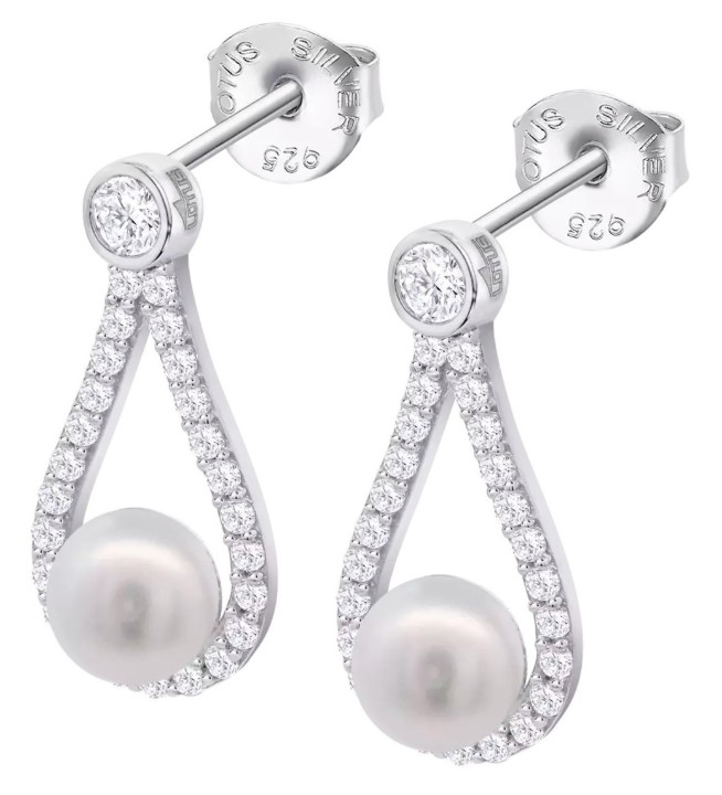 Obrázek Náušnice Lotus Silver Pearls