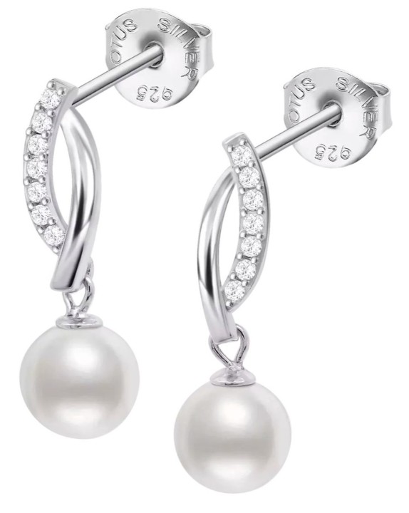Obrázek Náušnice Lotus Silver Pearls