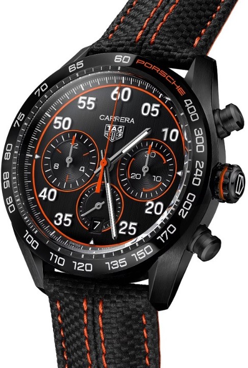 Obrázek Tag Heuer Carrera Chronograph x Porsche Orange Racing Special Edition