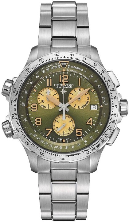 Obrázek Hamilton Khaki Aviation X-Wind GMT Chrono Quartz
