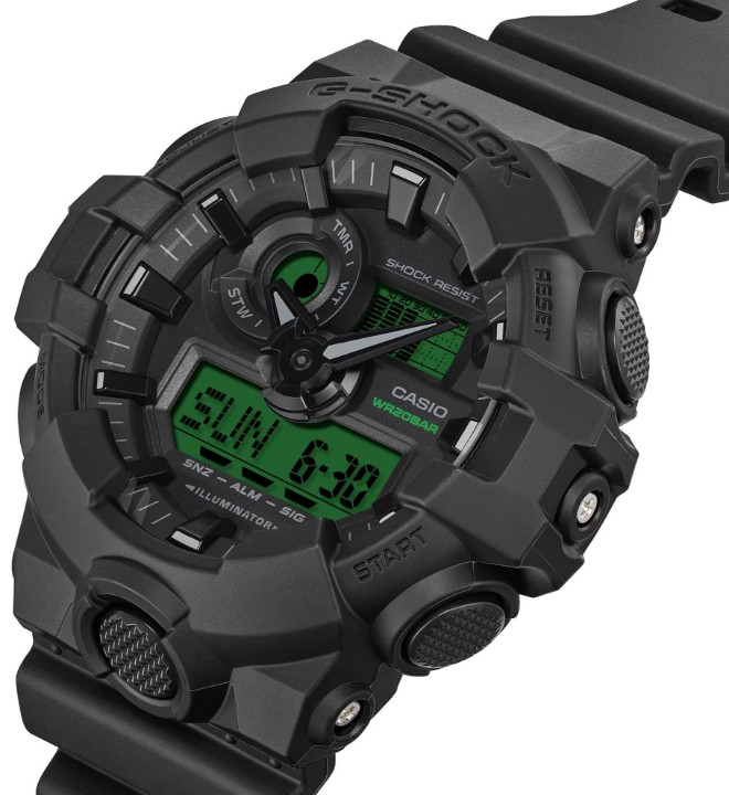 Obrázek Casio G-Shock Black and Electro Green