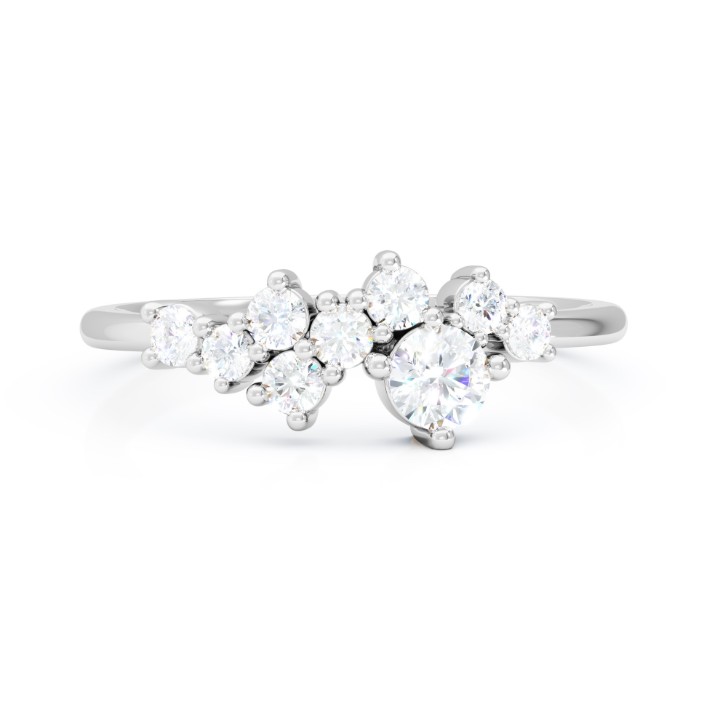 Obrázek Prsten LOEE Sparkle z bílého zlata s diamanty
