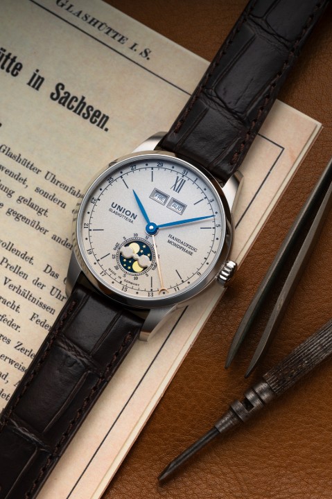 Obrázek Union Glashütte 1893 Johannes Dürrstein Edition "Double Moon Phase"