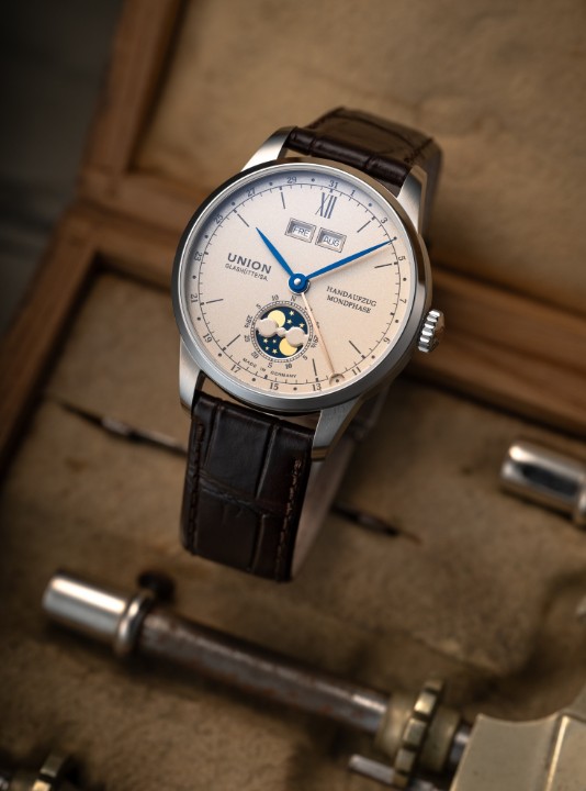Obrázek Union Glashütte 1893 Johannes Dürrstein Edition "Double Moon Phase"
